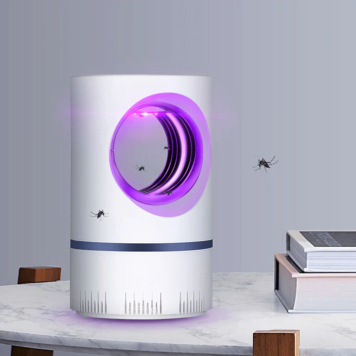 Piège à insectes électrique avec lumière LED, portée de 200m², silencieux et sans produits chimiques, piège à moustiques pour chambre, salon et cuisine | Sansoti