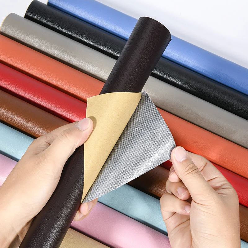 Selbstklebender Lederreparaturflicken 50x137cm, zuschneidbar, für Möbel, Bänke und Stühle, Reparaturpatch, wasserfestes Kunstleder | Sansoti