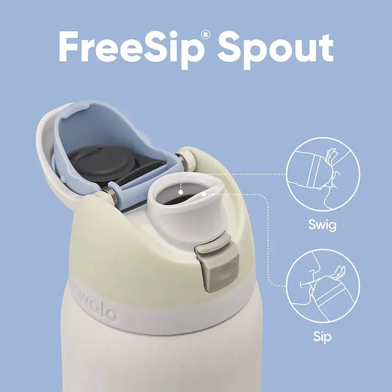 RVS Drinkfles 710ml met Geïntegreerd Rietje Handvat Dubbelwandige Isolatie 24u Koud BPA-Vrij Sport Reizen | Sansoti