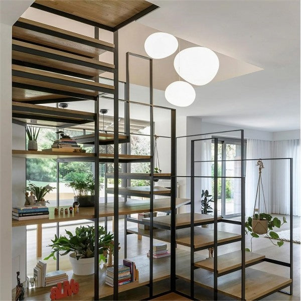 Hängelampe Handgeblasen Glas Minimalistisch Milchweiß Wohnzimmer Esszimmer E27 Warmweiß | Restfield