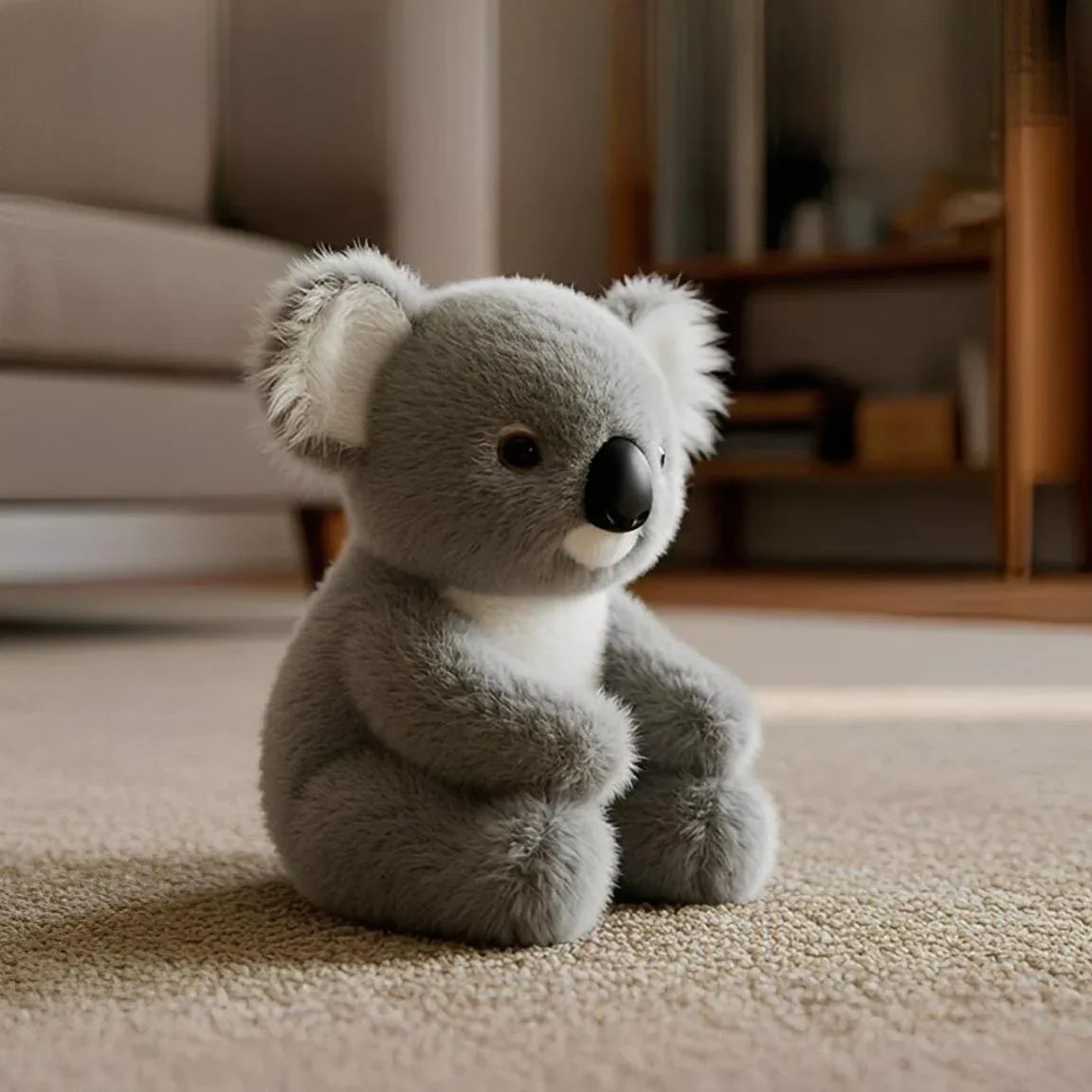 Pluche Koala Knuffel Grijs 30cm Rustgevend Kameraccessoire Kinderen Decoratief Slaapkamer Babykamer Zacht | Sansoti