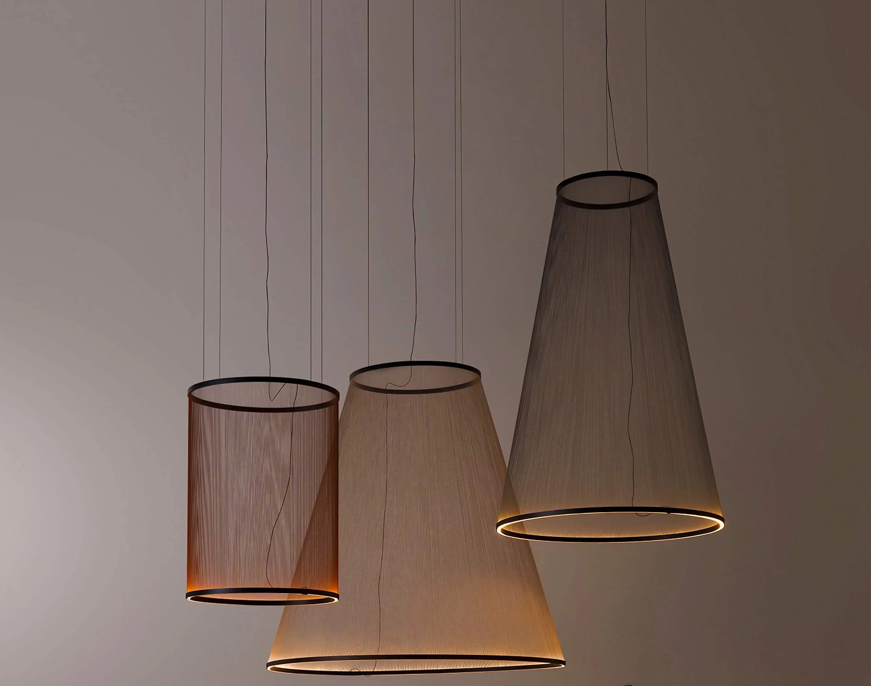 Hanglamp Cluster Staal Aluminium Rood Groen Crème Woonkamer Eetkamer Hal Getrapt Multi-Pendant Messing | Sansoti