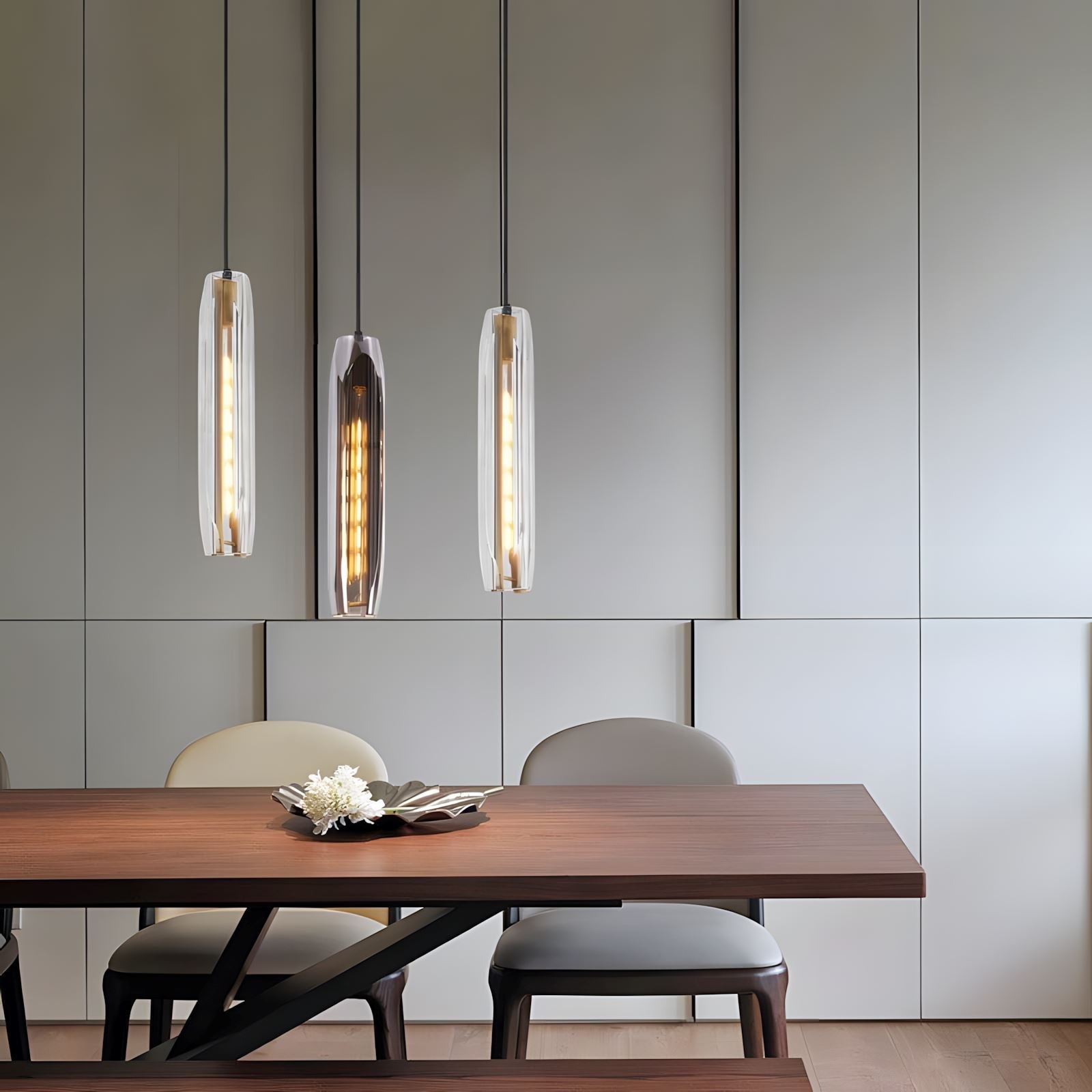 Post Moderne Messing Hanglamp Met K9 Kristal En Verstelbare Kabel | Sansoti