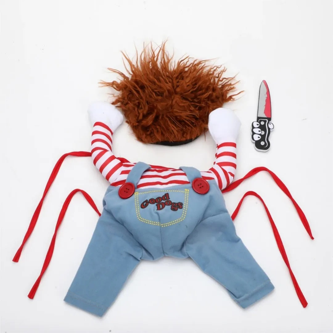Animal Costume Horror Film Character for Dogs and Cats Halloween Theme Party Fancy Dress Pet | Sansoti