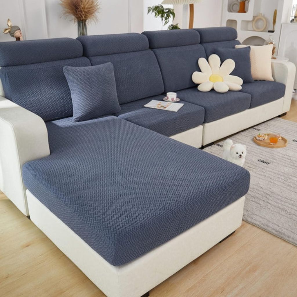 Dehnbarer Sofabezug Haustierfreundlich 100 % Polyester Waschbarer Möbelschutz 10 Größen 6 Farben Wohnzimmer | Sansoti