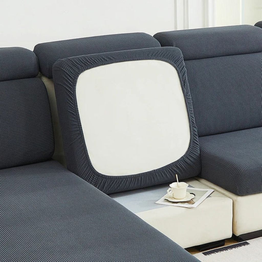 Dehnbarer Sofabezug Haustierfreundlich 100 % Polyester Waschbarer Möbelschutz 10 Größen 6 Farben Wohnzimmer | Sansoti