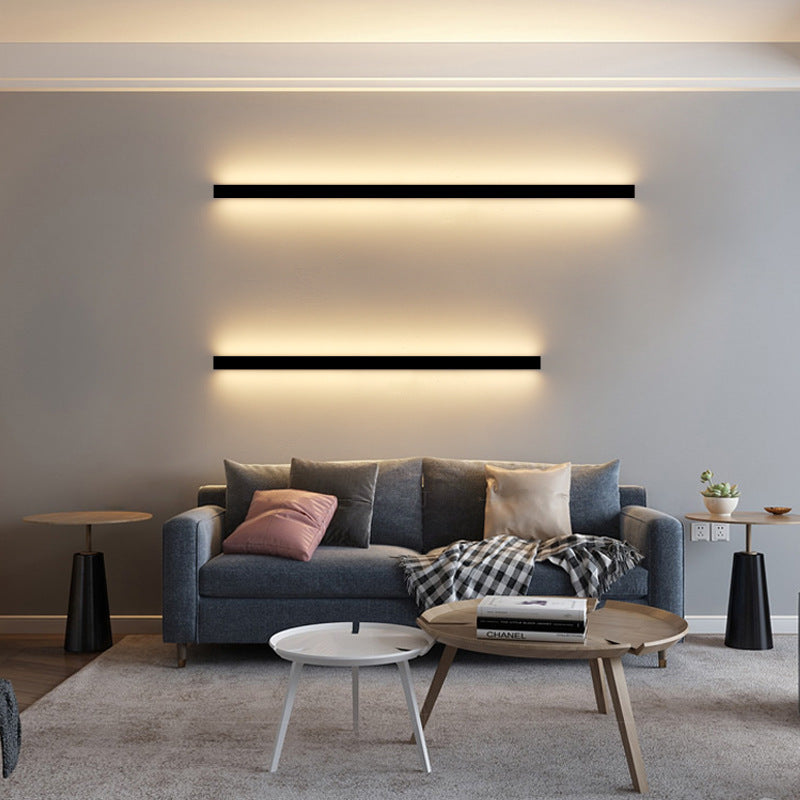 Minimalistische lineare Wandleuchte mit integrierter LED-Beleuchtung und modernem Design | Restfield