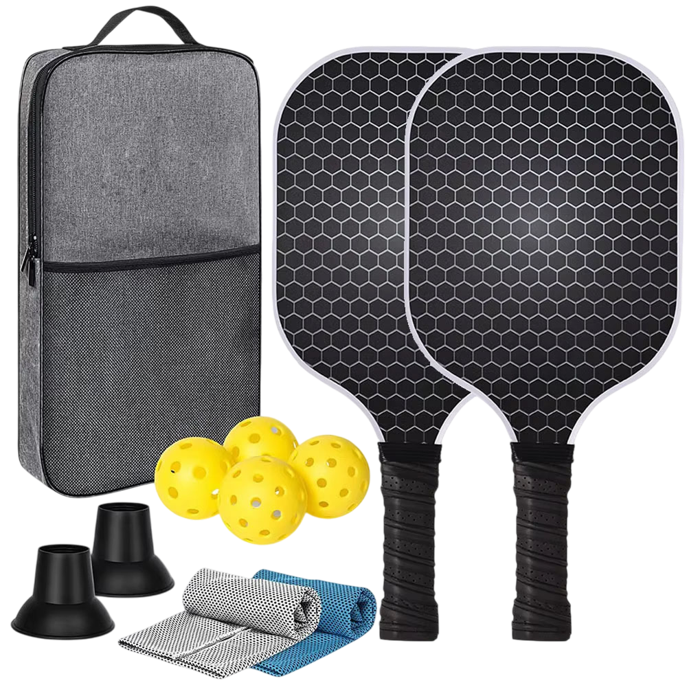 Pickleball Paddle Carbon Fiber Honeycomb Core Tournament Approved Lightweight Sports Paddle for Competition | Sansoti