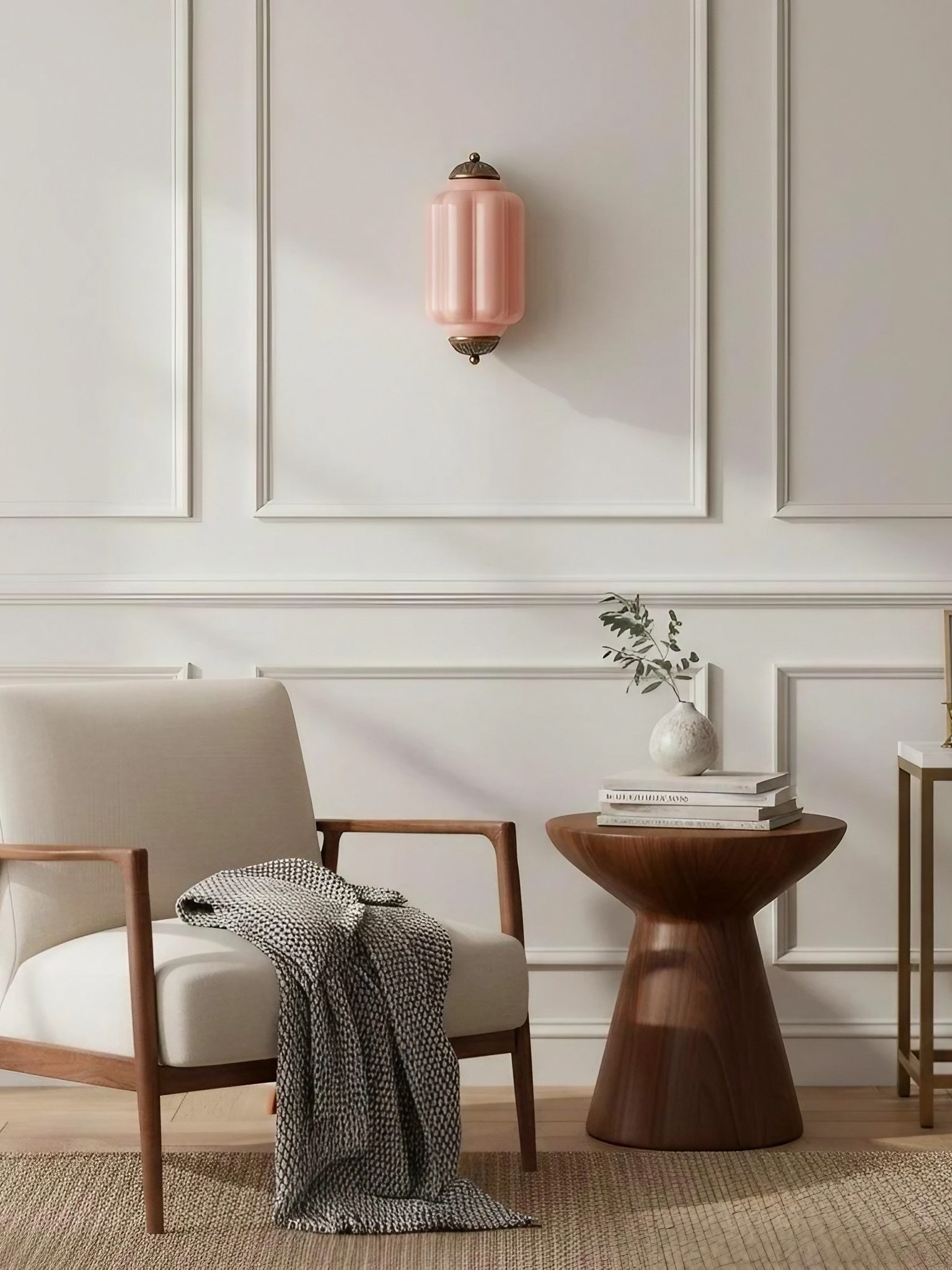 Wandlamp Melkglas voor Slaapkamer Gang Scandinavische Stijl | Sansoti
