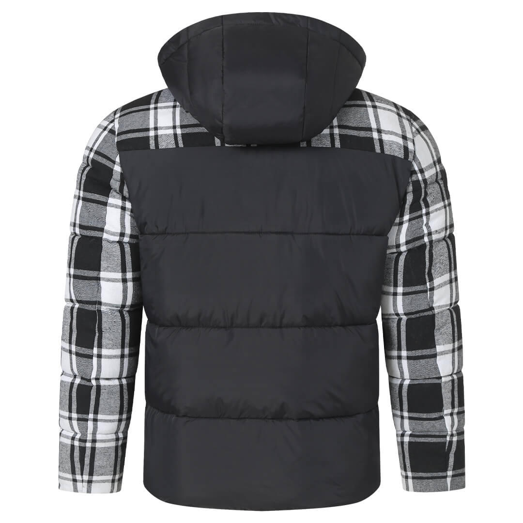 Geruite Gewatteerde Winterjas voor Dames en Heren - Lichtgewicht Isolerende Puffercoat Winterkleding | Sansoti