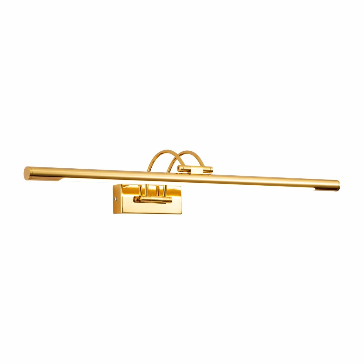 Spiegelleuchte LED Warmweiß 3000K 8W 64cm Gold Nickel Messing Chrom Bilderlampe Wandleuchte