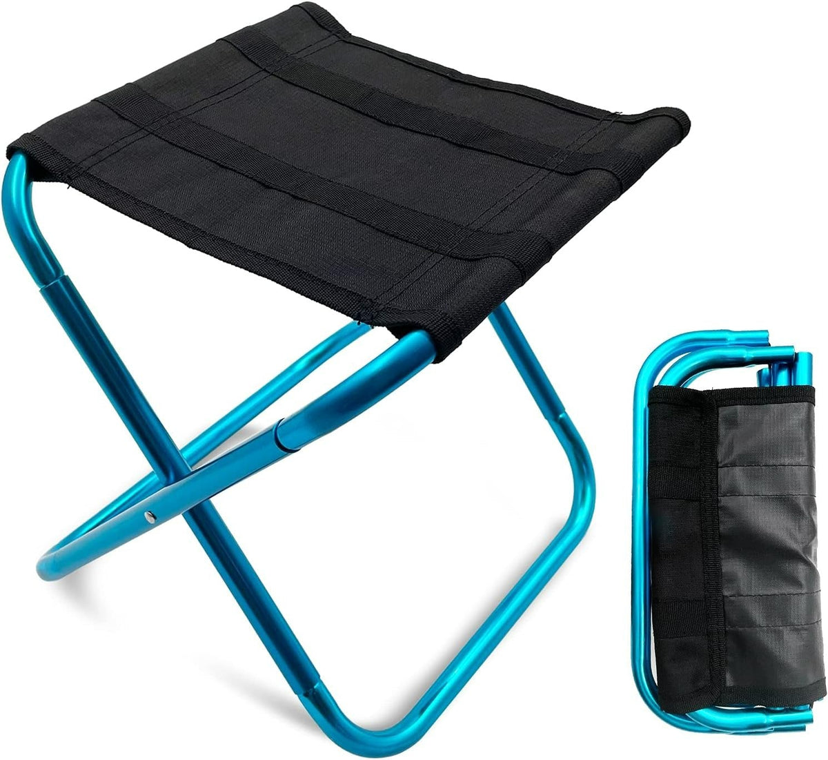 Opvouwbaar Campingkrukje Ultralight Aluminium 100kg Draagkracht Outdoor Visstoel Picknick Wandelen Tuin | Sansoti
