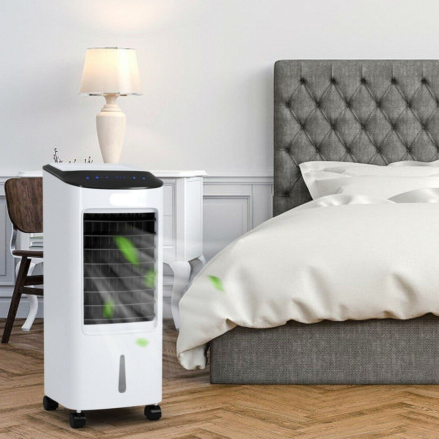 Przenośny klimatyzer na kółkach, moc chłodzenia 2300 W, cichy wentylator, chłodzenie ewaporacyjne pomieszczeń, sypialnia | Sansoti
