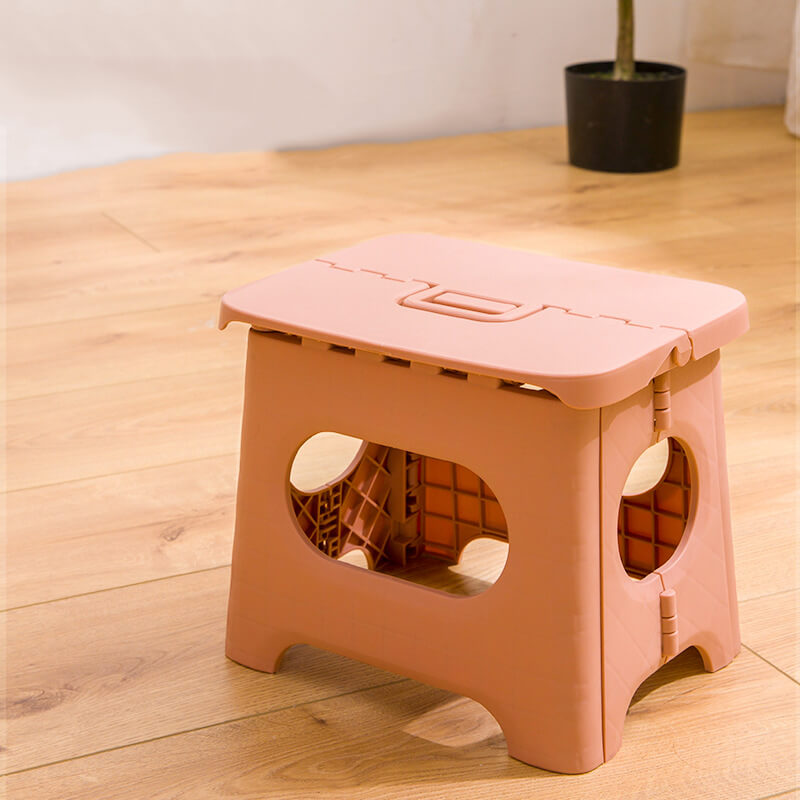 Foldable Step Stool with Handle for Children and Adults, Stable Household Step Ladder, Compact and Easy to Store | Sansoti