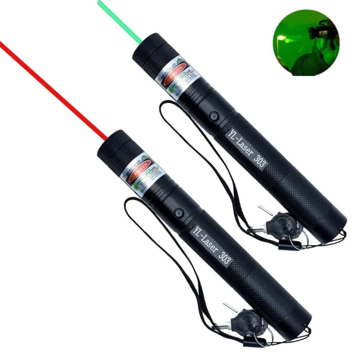Portable Laser Device for Presentations, Astronomy, Observation, Green and Red Beam Pointer, Professional | Sansoti
