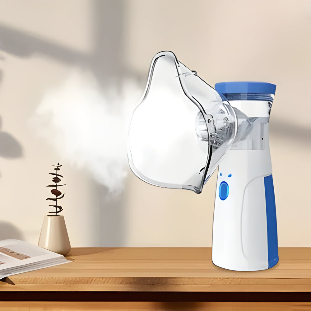 Draagbare Inhalator voor Thuis en Onderweg - Verstuivingsapparaat voor Kinderen en Volwassenen - Oplaadbaar via USB | Sansoti