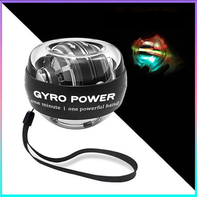 Gyroscoop Polstrainer LED Weerstand 32kg Onderarm Grip Kracht Training Bal Fitness Spierversterking Thuis | Sansoti
