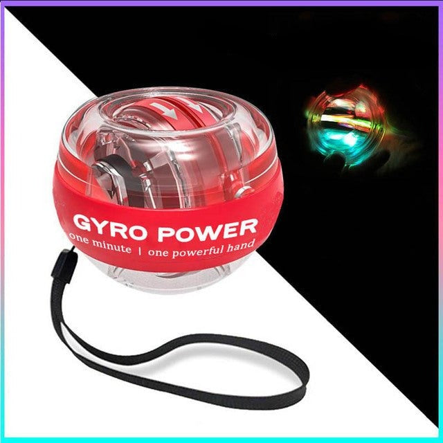 Gyroscoop Polstrainer LED Weerstand 32kg Onderarm Grip Kracht Training Bal Fitness Spierversterking Thuis | Sansoti