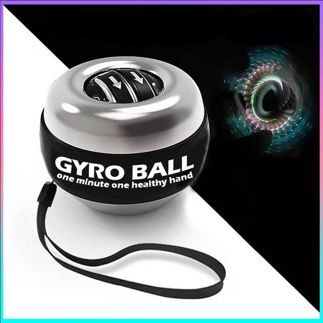 Gyroscoop Polstrainer LED Weerstand 32kg Onderarm Grip Kracht Training Bal Fitness Spierversterking Thuis | Sansoti