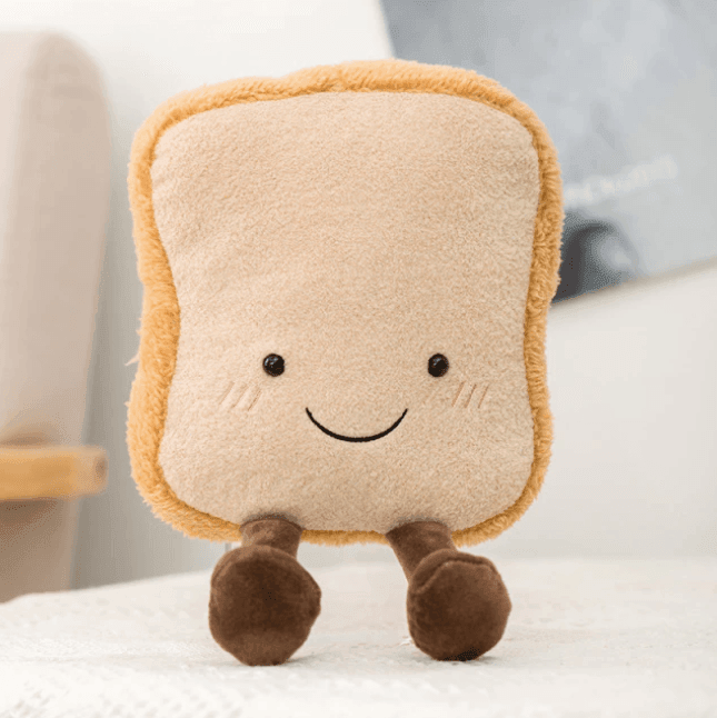Weiches Plüsch-Kuschelbrot in verspielten Formen für Kinder und Erwachsene | Restfield