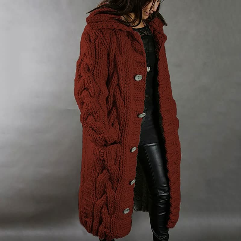 Gefütterte Damenjacke mit Kapuze, wasserabweisend, Wintermodell, Woll-Regenmantel, warme Outdoor-Winterjacke für Damen | Sansoti