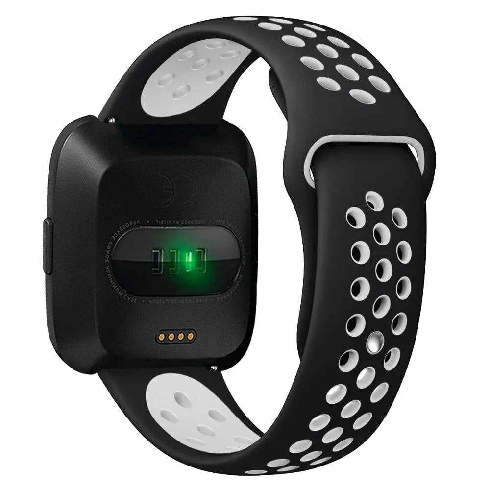 Sports Watch Strap with Sweat-Resistant Layer - Adjustable Fitbit Versa 2 Wristband for Comfortable Training | Sansoti