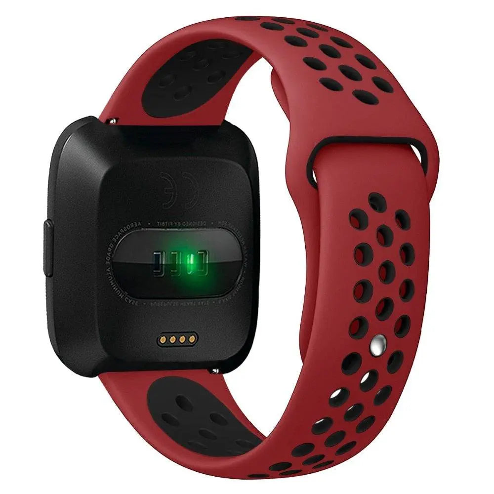 Sports Watch Strap with Sweat-Resistant Layer - Adjustable Fitbit Versa 2 Wristband for Comfortable Training | Sansoti