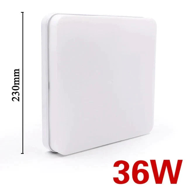 Quadratische LED-Panel-Deckenleuchte zur Aufbaumontage, 18 W, 24 W, 36 W, 48 W, warmweiß, kaltweiß, moderne Alltagsbeleuchtung | Sansoti
