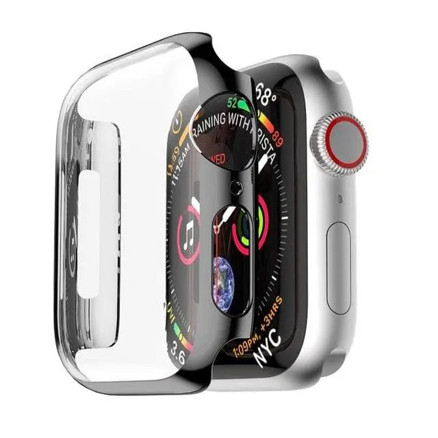 Smartwatch Protective Case 40mm 44mm Tempered Glass Polycarbonate Screen Protection Watch Accessory Case | Sansoti