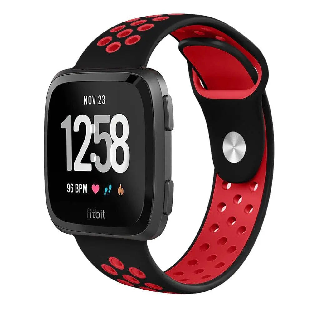 Sports Watch Strap with Sweat-Resistant Layer - Adjustable Fitbit Versa 2 Wristband for Comfortable Training | Sansoti