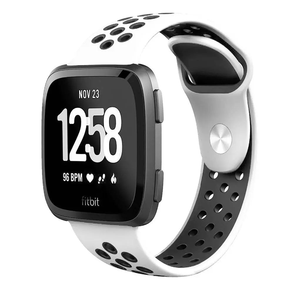 Sports Watch Strap with Sweat-Resistant Layer - Adjustable Fitbit Versa 2 Wristband for Comfortable Training | Sansoti