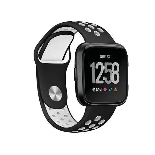 Sports Watch Strap with Sweat-Resistant Layer - Adjustable Fitbit Versa 2 Wristband for Comfortable Training | Sansoti