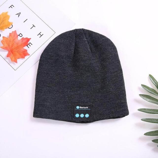 Wireless Headphone Beanie Winter Hat with Removable Speakers, Hands-Free Calling, Warm Knitted Music | Sansoti