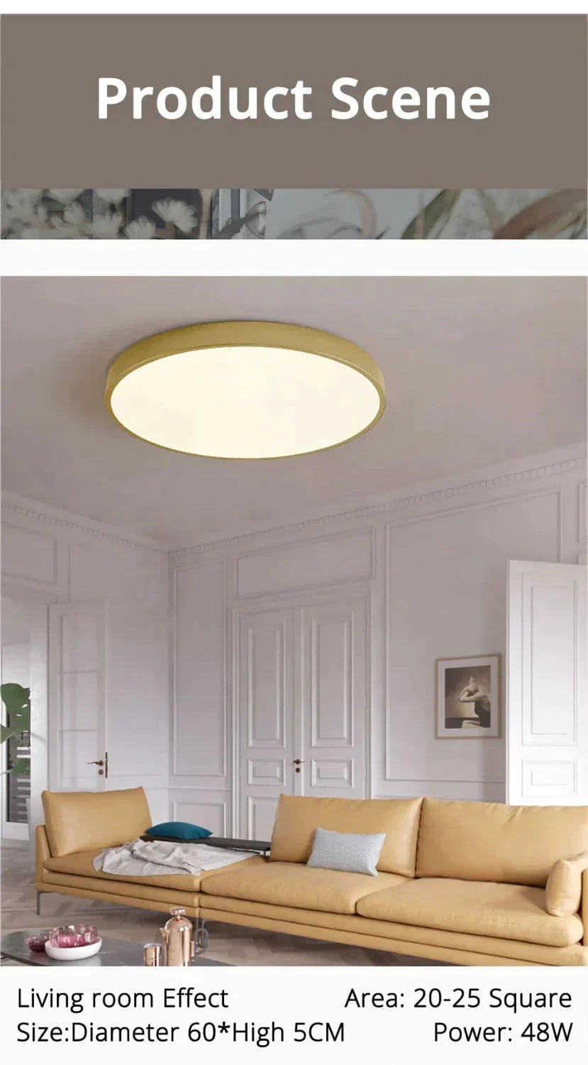 Geometrische goldene Deckenleuchte mit Dimmfunktion, Fernbedienung, LED, modernes Design, Wohnzimmer, Schlafzimmer | Sansoti