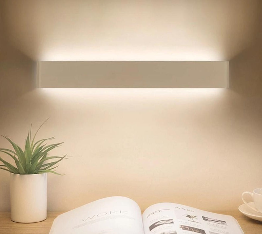 LED Wandlamp Up & Down Verlichting Aluminium Acryl Sfeerlamp voor Woonkamer Slaapkamer Gang Modern Interieur | Sansoti