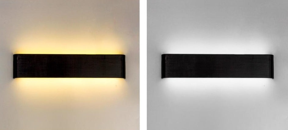 LED Wandlamp Up & Down Verlichting Aluminium Acryl Sfeerlamp voor Woonkamer Slaapkamer Gang Modern Interieur | Sansoti