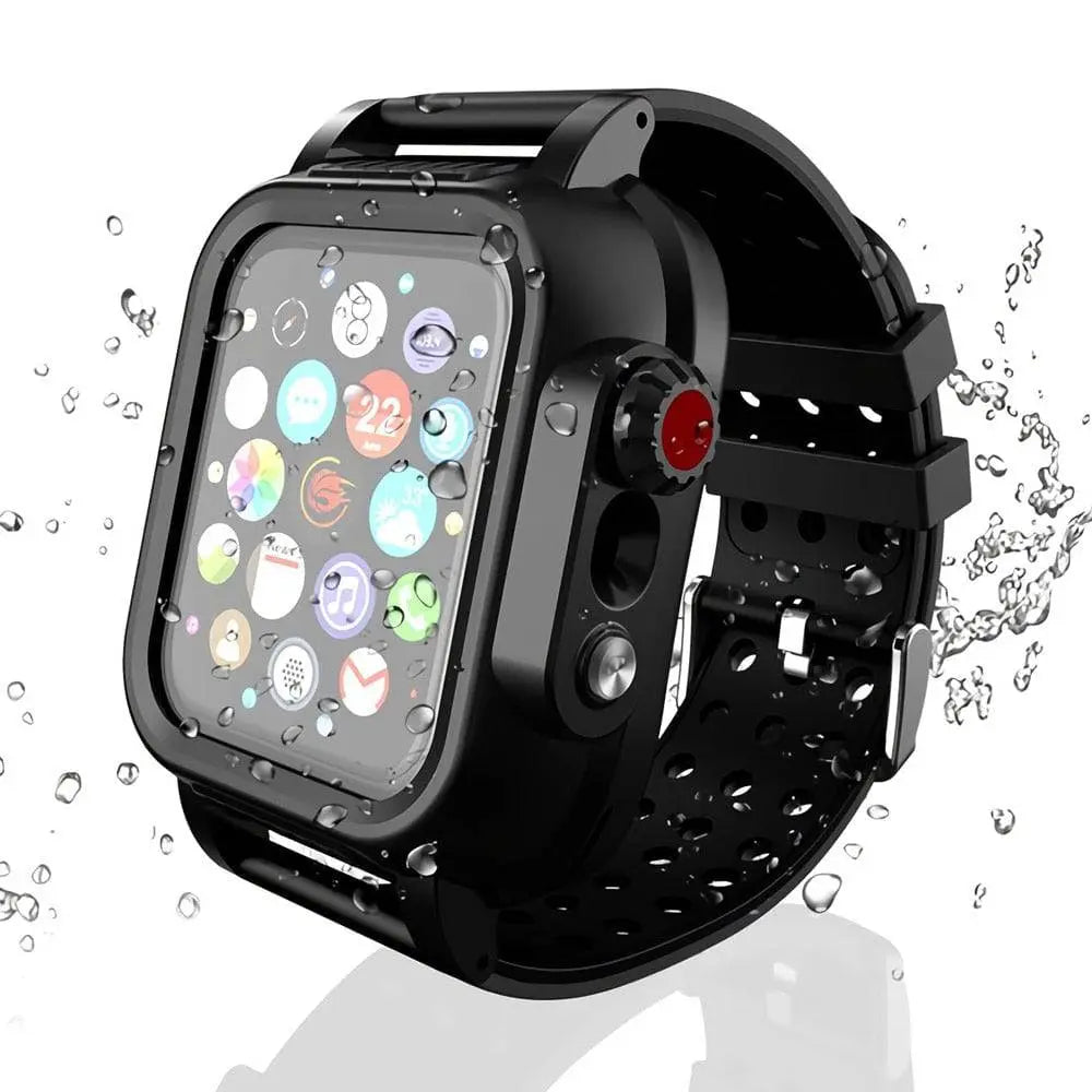 Protective Smartwatch Case with Sports Band for 44mm 42mm Models Silicone Bumper Watch Accessory | Sansoti