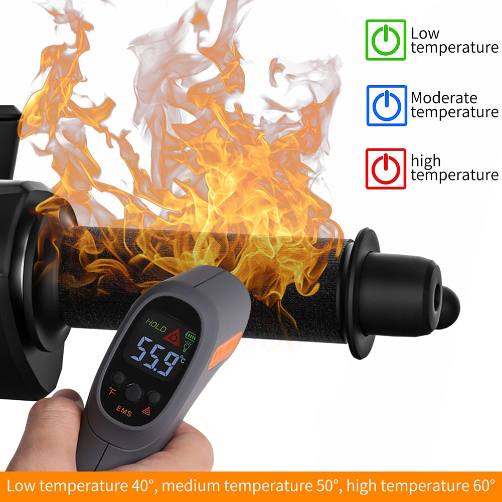 Heated Motorcycle Grips Electric 3 Adjustable Settings Universal Handlebar Heating Comfort Motorcycle Grip | Sansoti