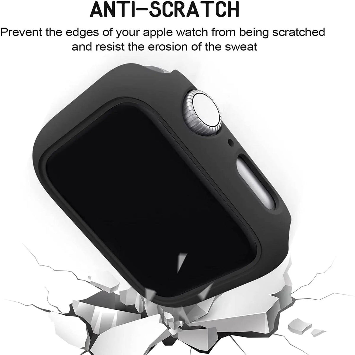 Protective Case with Integrated Screen Protection for 41mm and 45mm Smartwatch Series 7 Compatible Watches | Sansoti