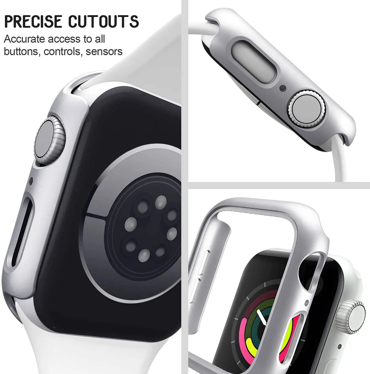 Protective Case with Integrated Screen Protection for 41mm and 45mm Smartwatch Series 7 Compatible Watches | Sansoti
