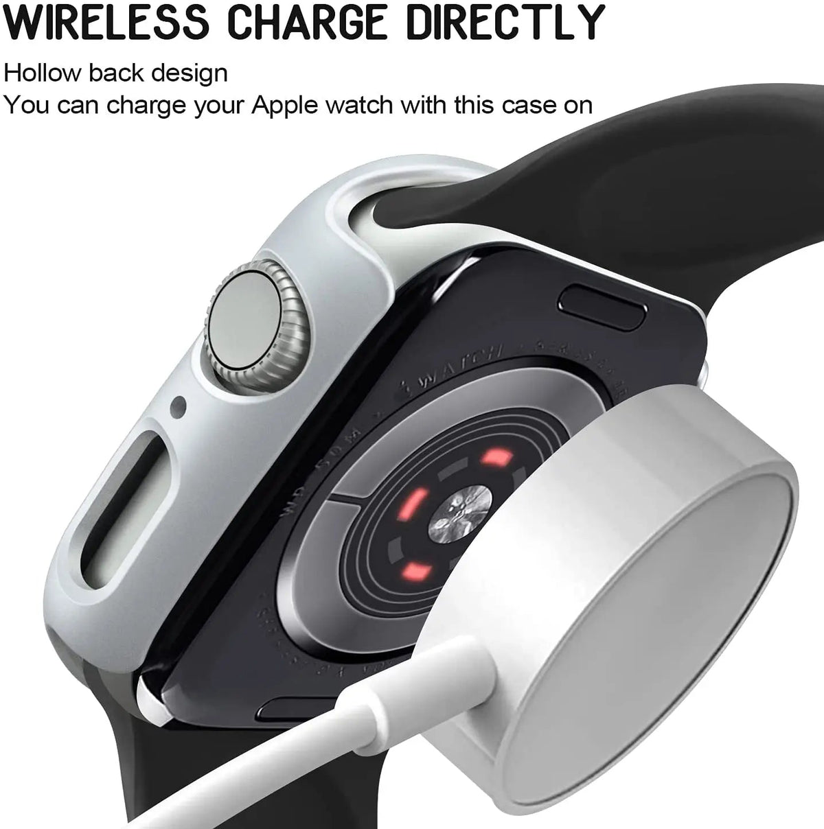 Protective Case with Integrated Screen Protection for 41mm and 45mm Smartwatch Series 7 Compatible Watches | Sansoti