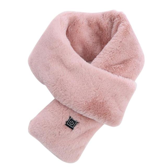 USB Heated Scarf with 3 Temperature Settings, Soft Fleece Winter Scarf, Unisex for Walking and Outdoor Winter Activities | Sansoti