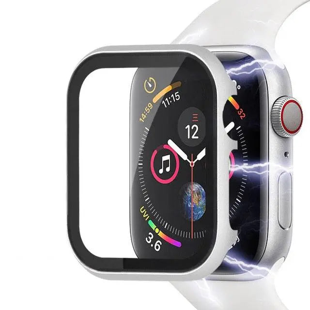 Stainless Steel Smartwatch Case 45mm 41mm Screen Protection Scratch-Resistant Stylish Design Watch Accessory | Sansoti