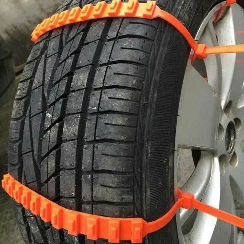 Non-Slip Tire Chains for Cars Snow Ice Mud 145-295mm Winter Safety Traction Strips Emergency Chains | Sansoti