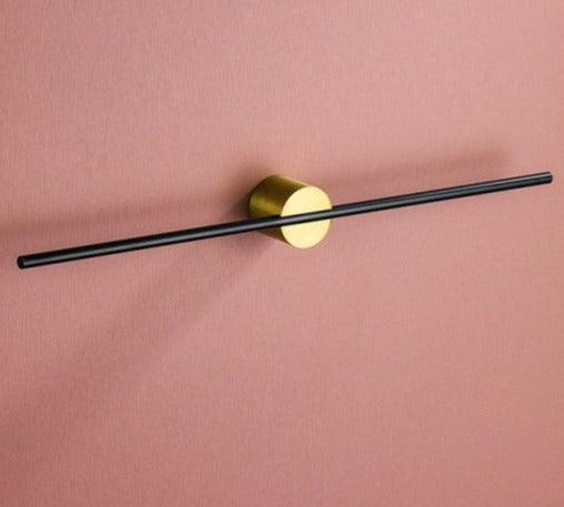 Wandrek Handdoeken Geborsteld Metaal Verstelbaar Badkamer Wellness Minimalistisch Design Opbergruimte | Sansoti