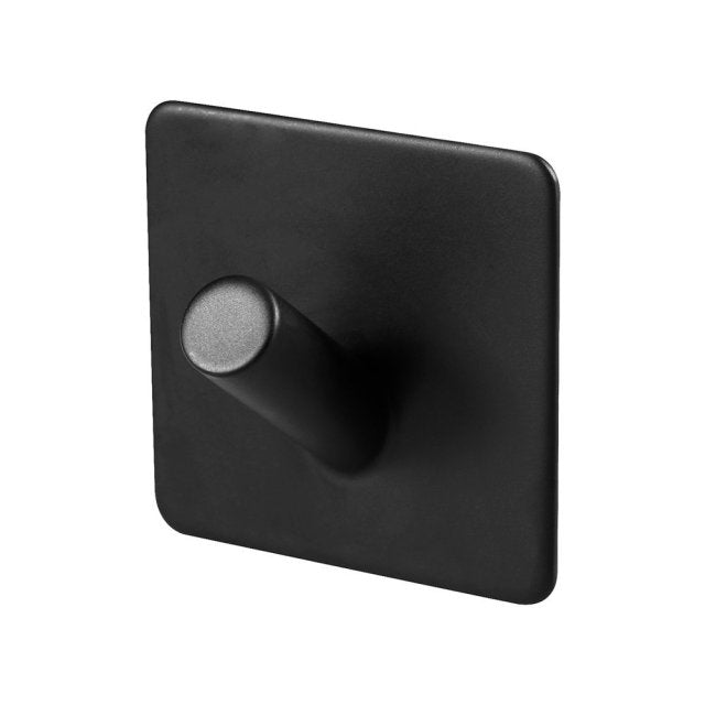 Zelfklevende haak RVS zwart badkamer keuken wand haak zonder boren handdoekhaak sleutelhaak keukenaccessoire muurhaak modern | Sansoti