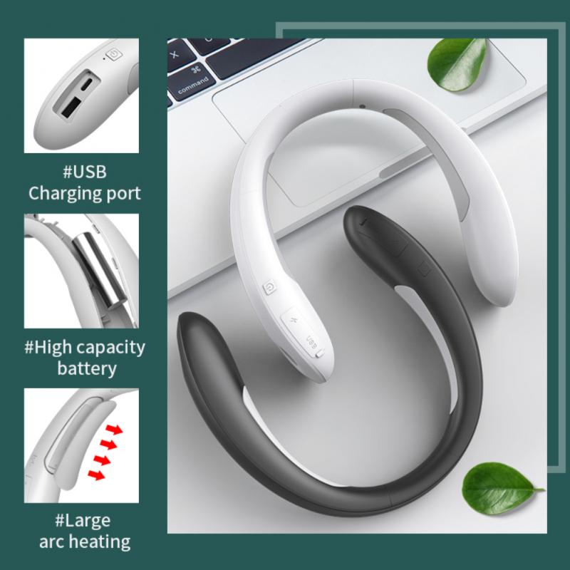 Portable Rechargeable Neck Heating Wrap 8000mAh 3 Temperature Settings Digital Display Neck Warmer for Home | Sansoti