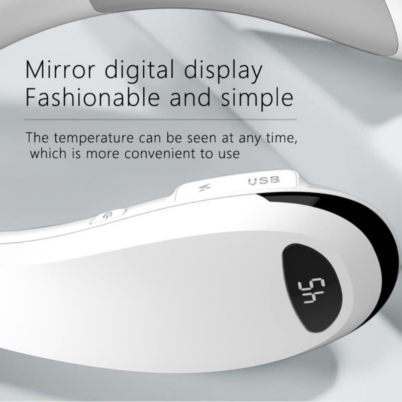 Portable Rechargeable Neck Heating Wrap 8000mAh 3 Temperature Settings Digital Display Neck Warmer for Home | Sansoti