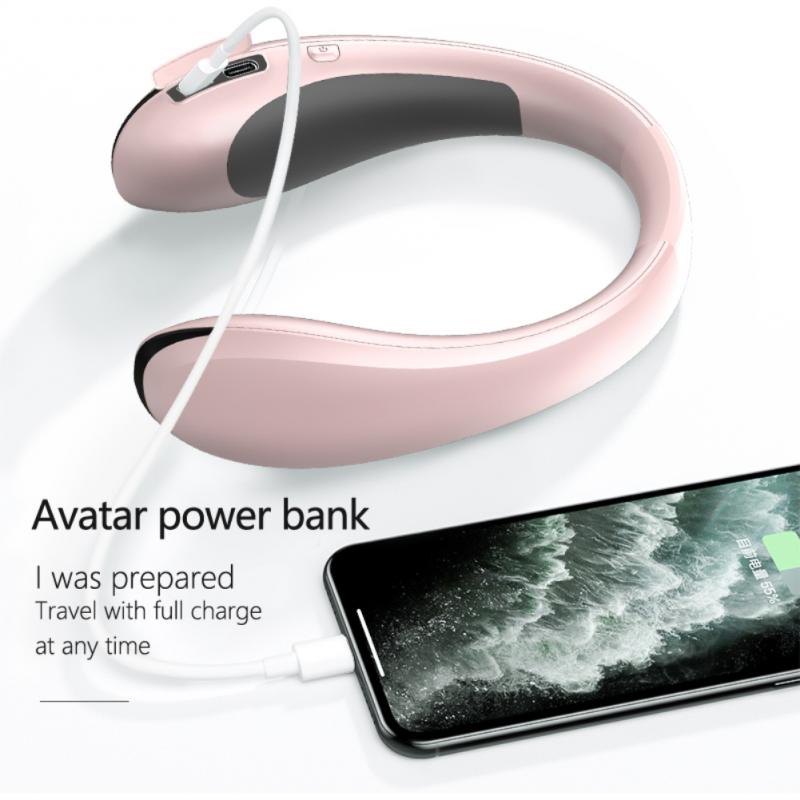 Portable Rechargeable Neck Heating Wrap 8000mAh 3 Temperature Settings Digital Display Neck Warmer for Home | Sansoti