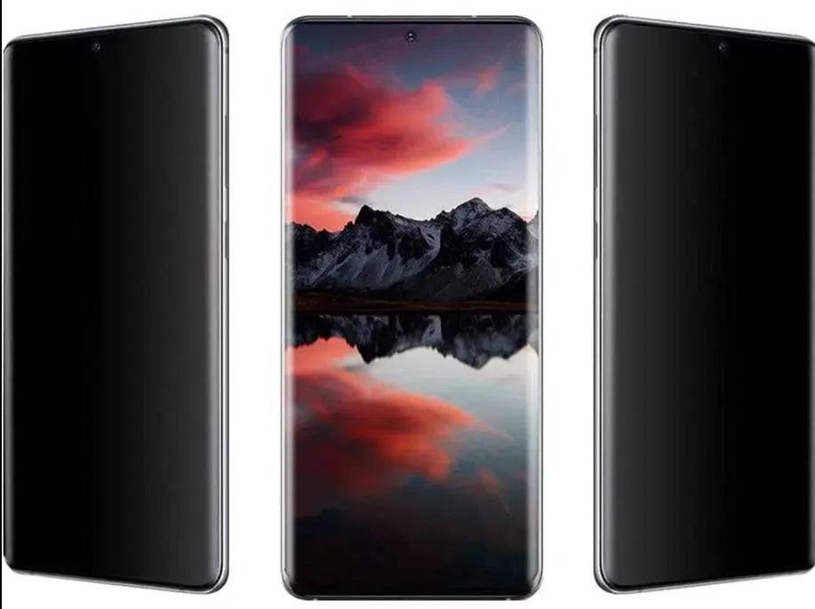 Prywatna folia ochronna ze szkła hartowanego do Samsung Galaxy S22 Ultra Plus z ochroną przed podglądaniem z boku do smartfona | Sansoti
